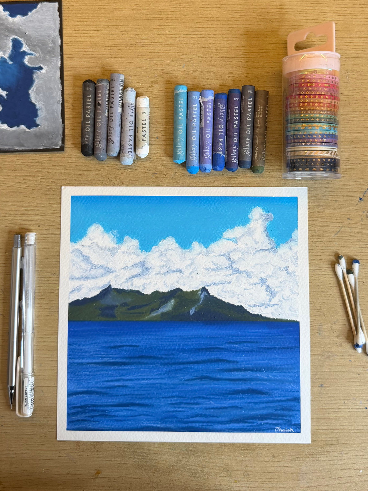 Blue Sea Landscape