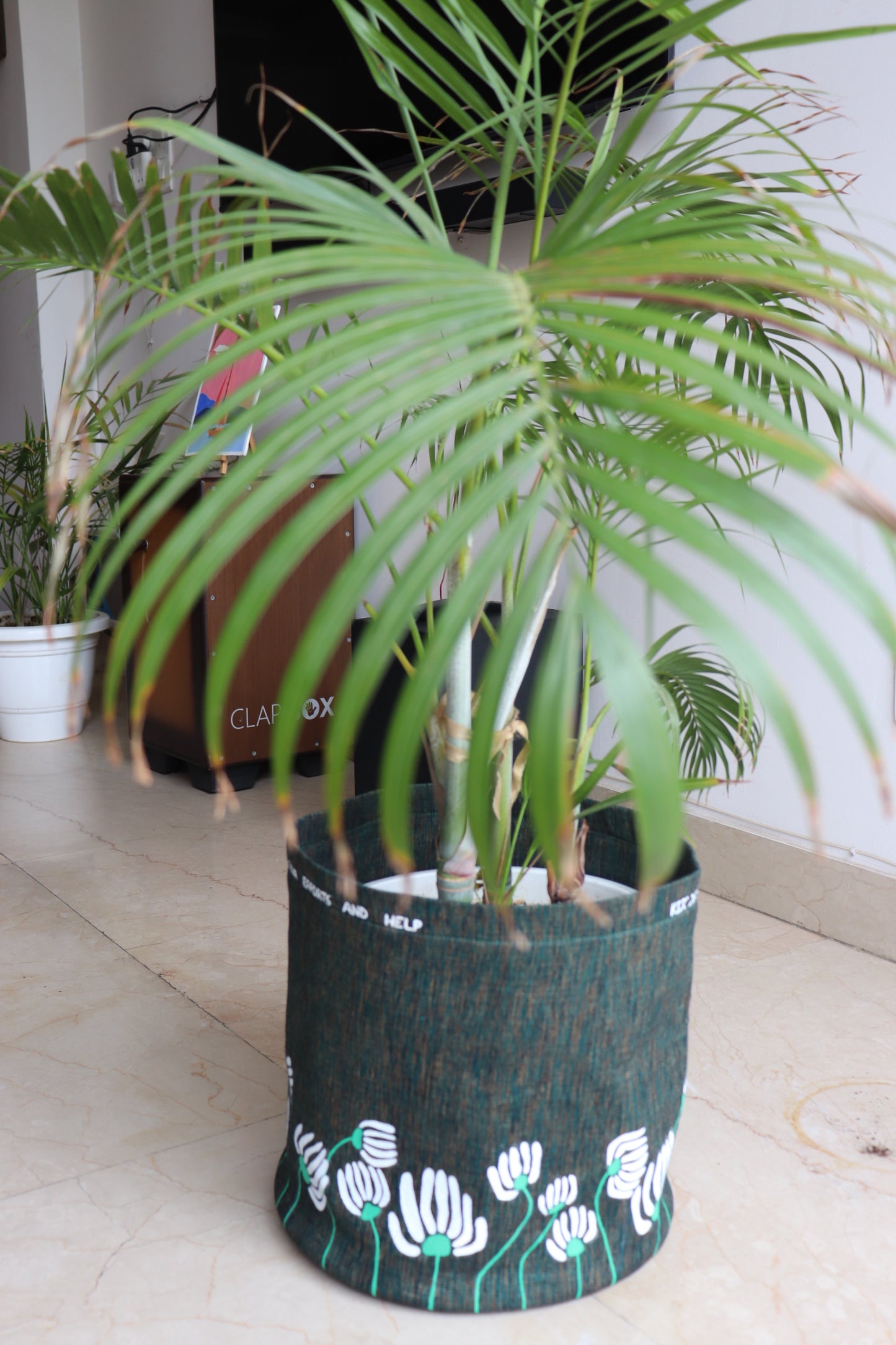 Upcycled Plant Pot Sleeve
