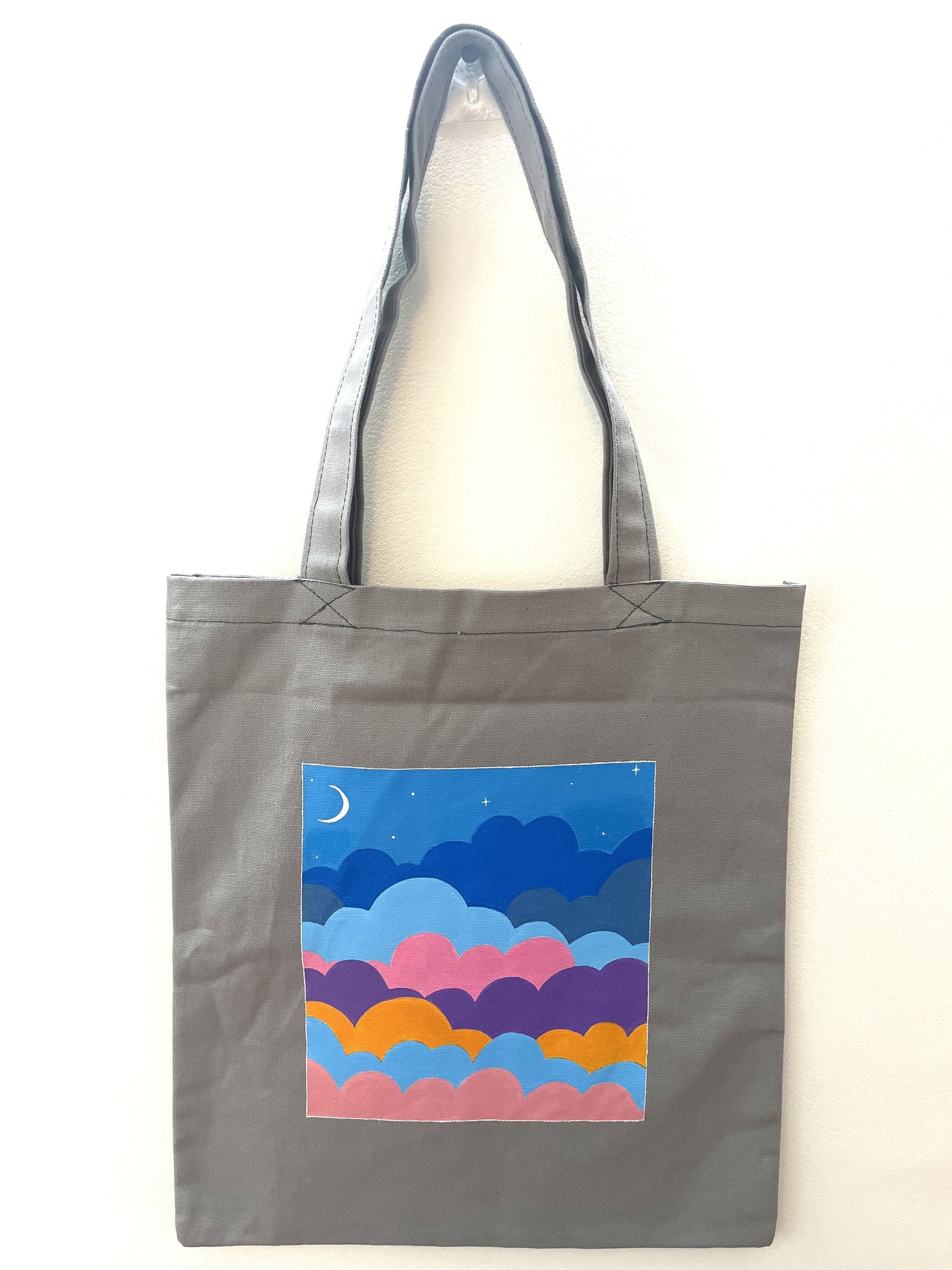 Colorful Clouds Tote Bag