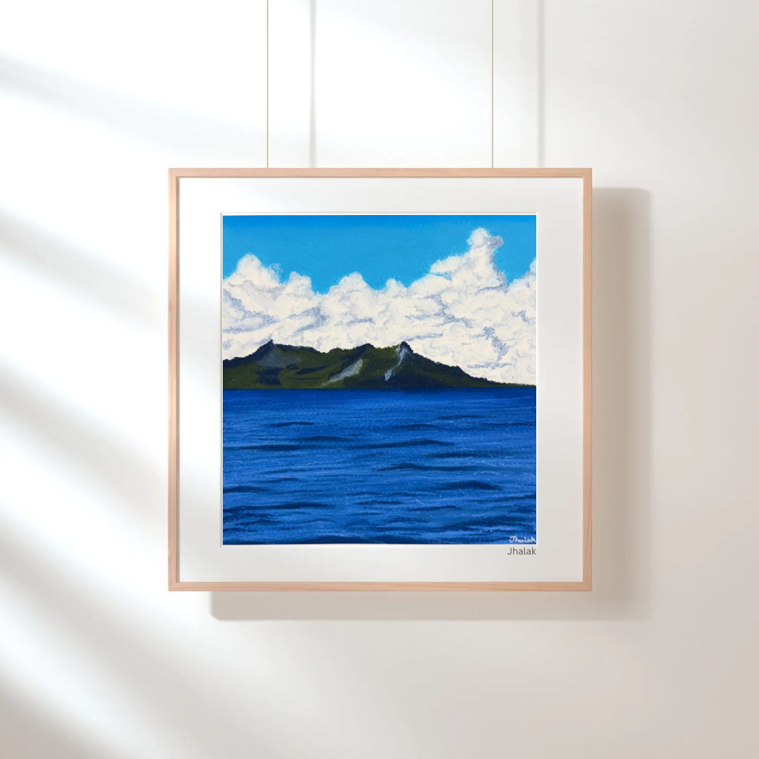 Blue Sea Landscape