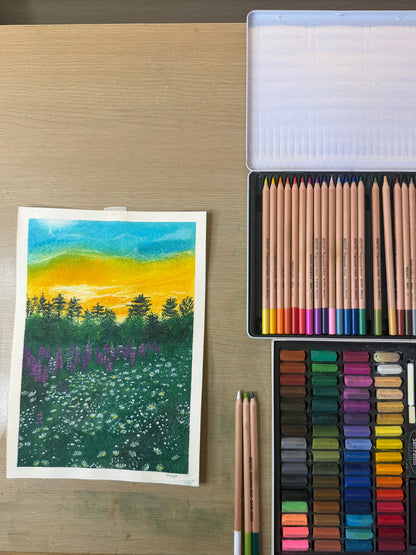 Lavender Field Landscape