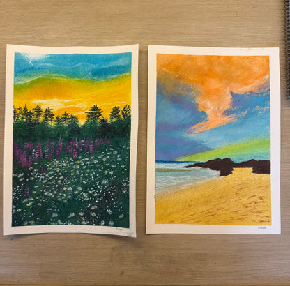 Lavender Field Landscape