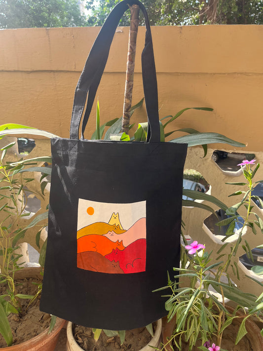 Whisker Peaks Tote Bag