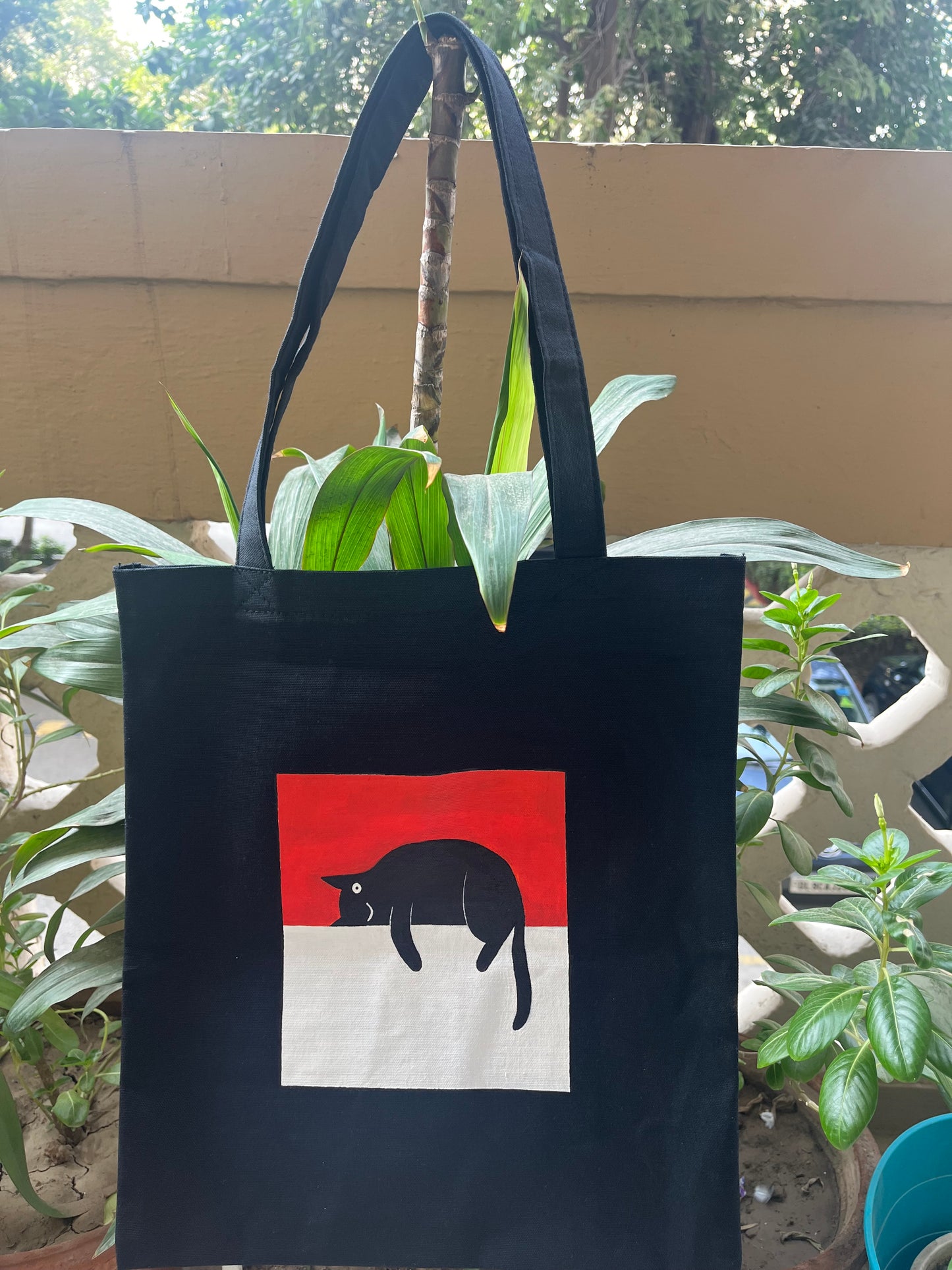 Lazy Cat Tote Bag