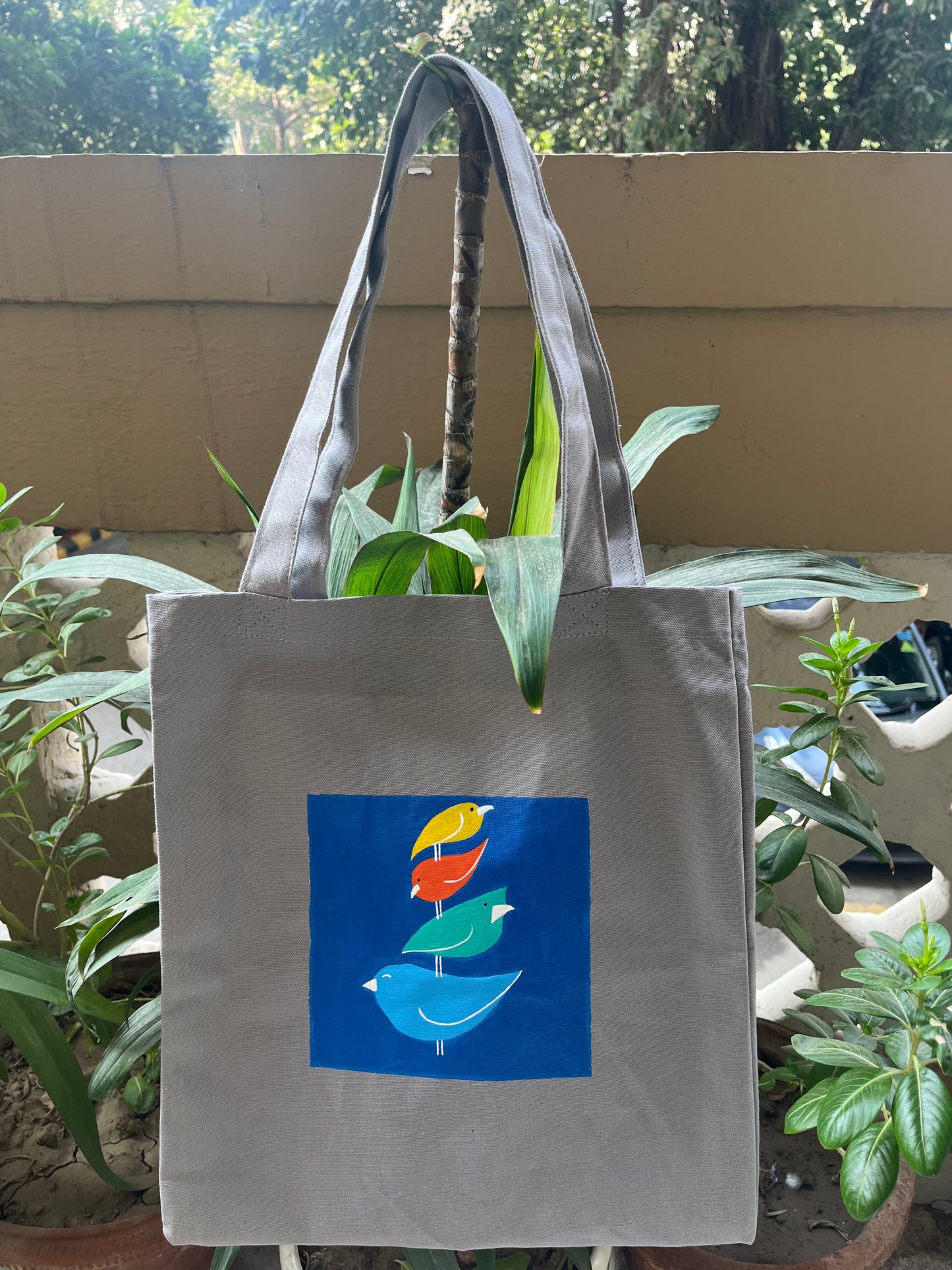 Bird Burst Tote Bag
