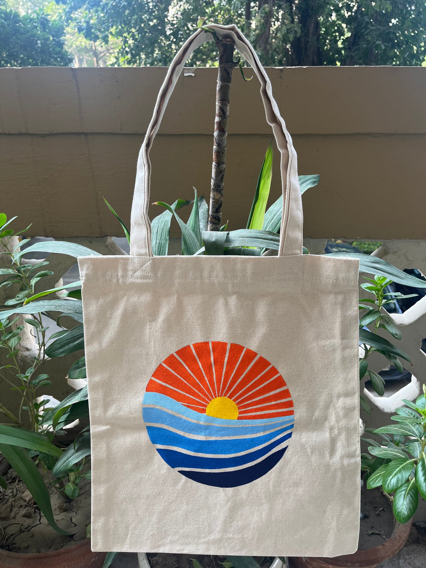 Lines of Horizon I Tote Bag