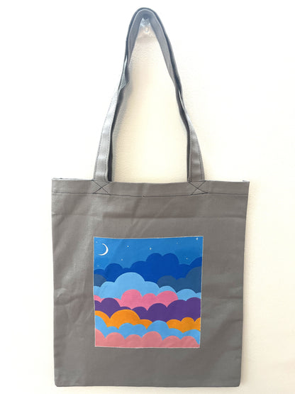 Colorful Clouds Tote Bag