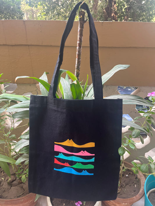 Pawstract Tote Bag